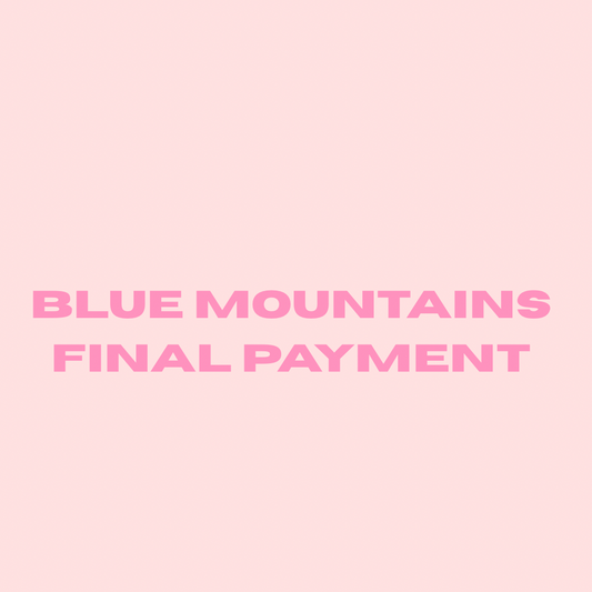 Blue Mountains - Final Payment
